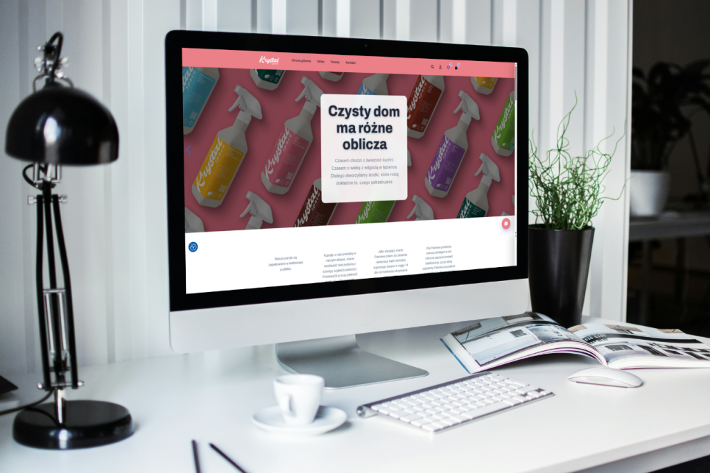 Projekt i realizacja sklepu internetowego Krystal Space