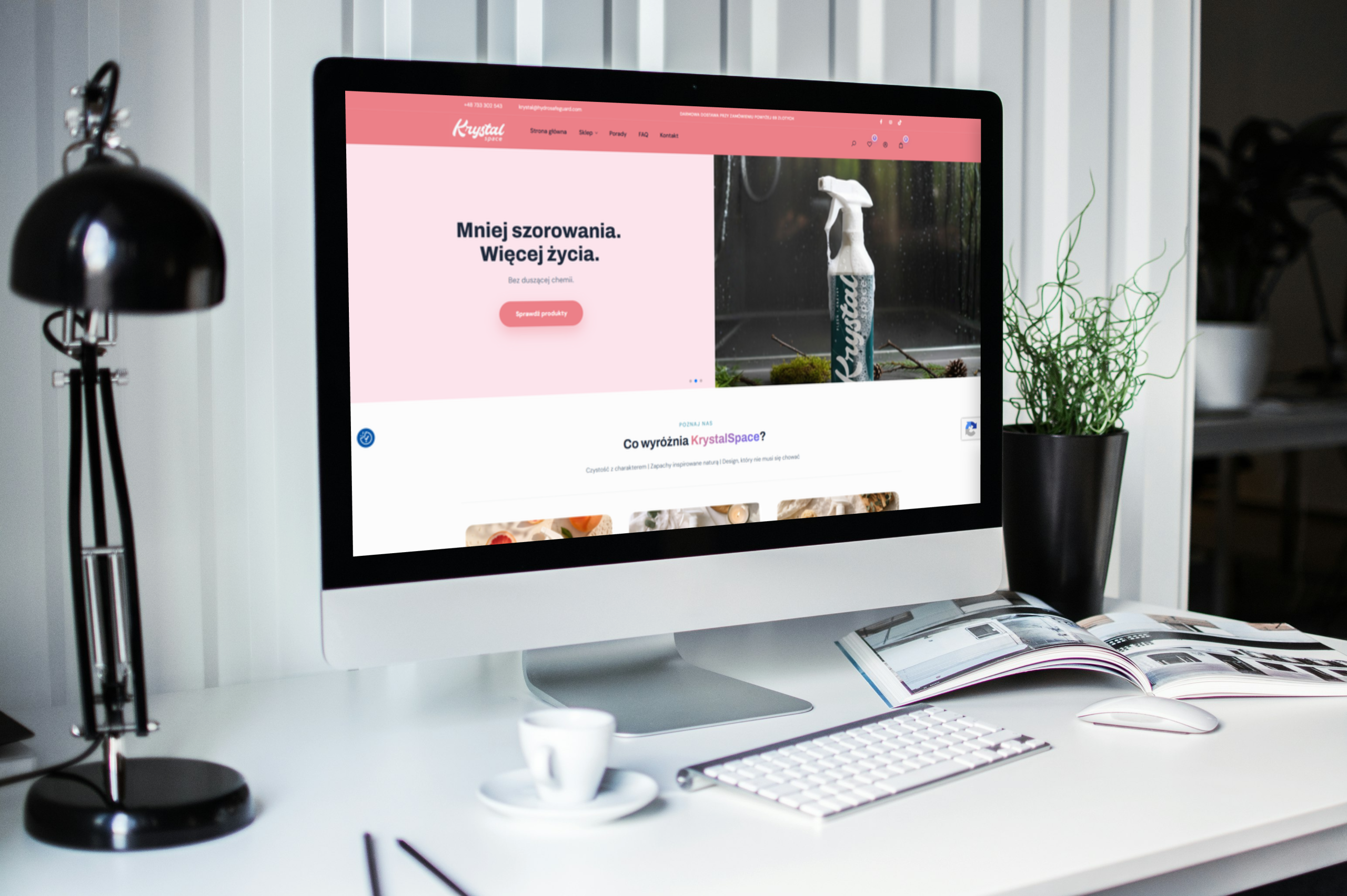 Projekt i realizacja sklepu internetowego Krystal Space